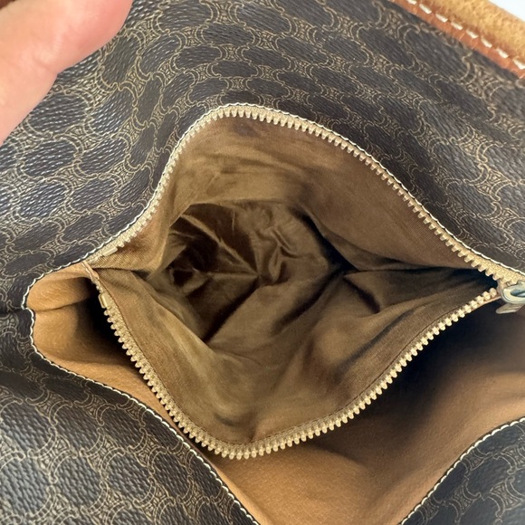 Vintage  Celine Macadam Bucket Shoulder Crossbody Bag Coated Canvas - Picture 14 of 17